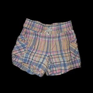 Wonder Nation Girls Plaid Shorts Size S (6/6X)